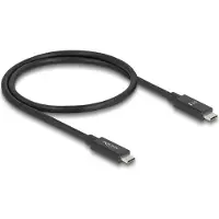 DeLOCK USB 80 Gbps Cable USB Type-C male to male PD 3.1 240 W E-Marker coaxial 0.5 m black