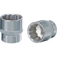 Ks Tools 3/8" CHROMEplus doppen, 12-kant, 11/16"