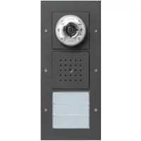 Gira 127067 Deurstation met video, AP-systeem, voor 3 deuren, antracietkleur