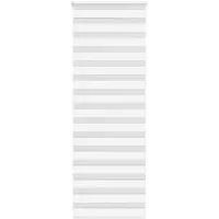 vidaXL Zebra rolgordijn 90x200 cm stofbreedte 85,9 cm polyester wit
