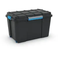 Kis Scuba Opbergbox Xl 110l Zwart/blauwe