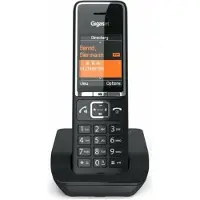 Gigaset COMFORT 550, DECT-telefoon, Draadloze headset, 200 contacten, Identificatie van de beller, SMS-functionaliteit, Zwart