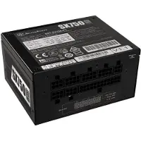 Silverstone SST-SX750-PT V.1.1 SFX voeding 80 PLUS Platina, modulair - 750 watt (750 W), PC-voedingseenheid, Zwart