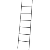 Steinbach Handdoekrek 6 levels - JAYDEN - Handdoekhouder Badkamer - Metaal - Zwart
