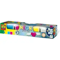 SES Creative Knete Wax - 4x90g - Fluoreszierend Neon - - One Size - Knete