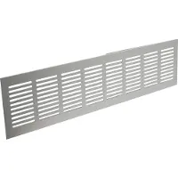 Toolstation Plintrooster aluminium 400 x 100 mm alum