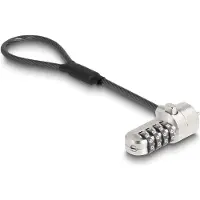 Navilock Laptop Security Cable with Digit Combination Lock 15.2 cm for Kensington Slot 3 x 7 mm