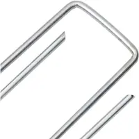 vidaXL Grondharingen 25 st U-vormig 15x3,5 cm gegalvaniseerd staal