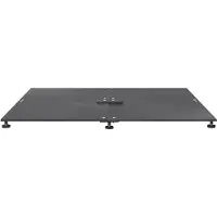 vidaXL Parasolstandaard, 52 kg, donkergrijs, staal, vierkant