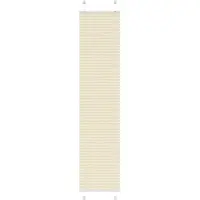 vidaXL Plissé rolgordijn 45x200 cm stofbreedte 44,4 cm polyester crème