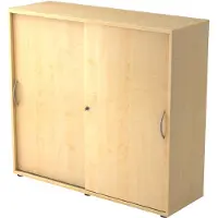 Hjh OFFICE PRO BETA 1753S - Esdoorn Hoogte van de map | 3 OH Schuifwandkast Metalen handgreep