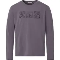 Vaude - Rosemoor L/S T-Shirt III - Longsleeve L, grijs/purper