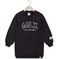 Alix Mini Meisjes Jurken Sweatdress - Donkergrijs - Maat 146/152