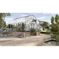 Vitavia Tuinkas Cassandra 11500 + Basis Zand - Veiligheidsglas 3mm - Aluminium - 257x448x249cm