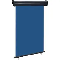 vidaXL Balkonscherm 125x250 cm blauw