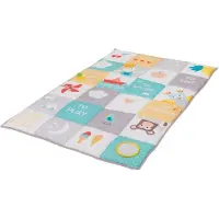 Taf Toys Activiteitentapijt - - Groot activiteitentapijt I Love 150 x 100 cm - Grijs - Baby - Unisex