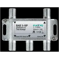 Axing BAB 3-10P, drievoudige aftakking, 10 dB, kabeltelevisie CATV, multimedia, DVB-T2, klasse