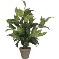 Mica Kunstplant Hosta in pot, hoogte 65 cm