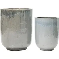 House Doctor Pho bloempot set grijs