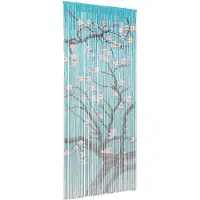 vidaXL Insect Deur Gordijn Meerkleurig 90 x 200 cm Bamboe