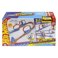 Hot Wheels Track Creator Set met Drievoudige Looping - Met speelgoedauto - Baanbouwset