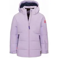TROLLKIDS Rauland XT meisjes ski-jas met afneembare capuchon, paars, maat 116