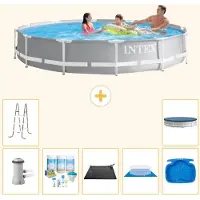 Intex Prism Frame Zwembad, rond - 366x76 cm - 8-delig, model S21198
