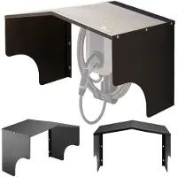Macleans Afdekking voor -EV-laadstation, roestvrij staal, afmetingen 28 × 32,5 × 44 cm, model MC-902