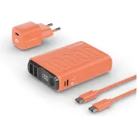 RealPower Powerbank PB-10000 Power Pack Orange