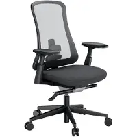 Protoarc Flexer Pro Ergonomische Bureaustoel – Mesh Bureaustoel – Verstelbare Lendensteun – Zitdiepte – 4D Armleuningen – Kantelmechanisme – Zwart