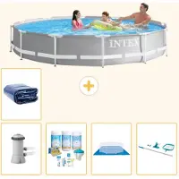 Intex Prism Frame Zwembad, rond - 366x76 cm - 6-delig, model S20571