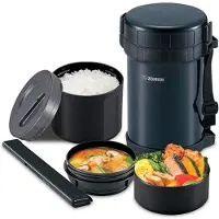 Zojirushi SL-XE20-AD Serie - Lunchbox - Roestvrijstaal - Granat - 1,47 l