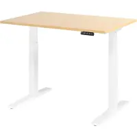 Hjh OFFICE PRO XMKA 12 W | 120x80 | elektrisch in hoogte verstelbaar - Esdoorn 120x80 Tafelhoogte I Elektrisch in hoogte verstelbaar