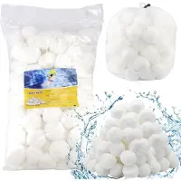 Merkloos Filterballen, zwembadfilterballen voor zandfilterinstallaties, 700 g, zwembadfilterballen, filterballen voor zwembad, filterpomp, aquarium, zandfilterinstallatie