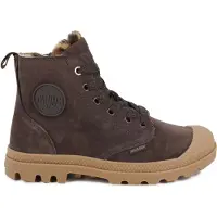 Palladium - Dameslaarzen - Pampa Hi Zip Wl Wild W Dark Cocoa voor Dames - Maat 38 - Bruin
