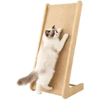 Merkloos Kratzboom L-vormig, sisal, 72 cm, geschikt voor katten in huis, beschermt meubels