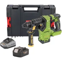 Procraft PHA30bb accu-boorhamer 20 V 2,8 J SDS plus borstelloos + 1x accu 4,0 Ah + oplader + RHINO-gereedschapskoffer