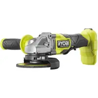 Ryobi Angle Grinder - - Brushless - 18V - Diam. 125 mm - 8,000-9,200 rpm - 2-in-1 grinding/cutting housing