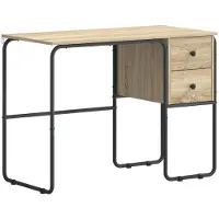 Syfax Bureau met opbergruimte, Sonoma-eikenhout, 100 x 50 x 75 cm