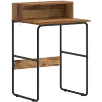 Syfax Bureau met opbergruimte, gemaakt van gerecycled hout, 60 x 50 x 91 cm