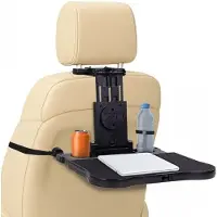 Mobiclinic Tafel voor auto's, autotafel, autoblad, verstelbaar, opvouwbaar, met dubbele bevestiging, houder voor telefoon en tablet, Staycar autotafel