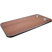Merkloos Massief houten eettafel voor campers en boten, 800x400 mm, bruin