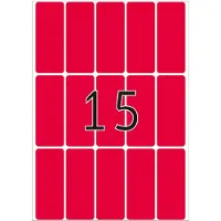 Herma Etiket 2416 20x50mm fluor rood 360stuks - 3 stuks