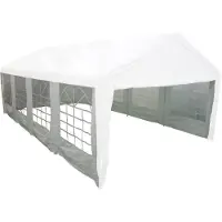 Merkloos Zijkanten voor een evenemententent van 6x12 meter, met ramen