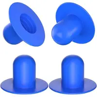 Merkloos Pool Stopper 4 Stuks, Universele Seal voor Boven Grond Zwembaden, Blauw, 6 cm, voor Water Pompen