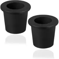 Merkloos Parasol Stabiliser Wedge Spacer 2x, voor Tafel met Umbrella Hole 5-6 cm, Zwart, voor Tuin