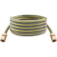 Merkloos Tuin Slangpijp 2 m, Messing Connectoren, Lichtgewicht, voor Besproeien van Planten