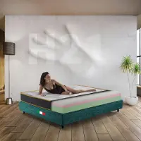 Merkloos Schuimrubbermatras 160 x 190 cm met orthopedische ondersteuning