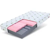 FDM Matras, 80x200 cm, hardheid H3/H4, hoogte 14 cm, koudschuimmatras, HR-schuim, model V