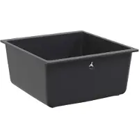 Syfax Enkele keukenspoelbak Graniet 43 x 46 x 20 cm Grafiet